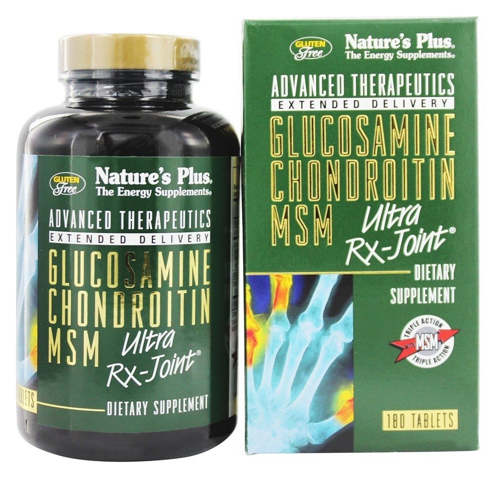 Nature'S plus - Glucosamine Chondroitin MSM Ultra Rx-Joint - 180 ...