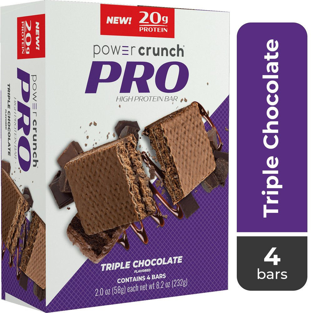 Power Crunch PRO Chocolate Protein Bar - 4 Pack
