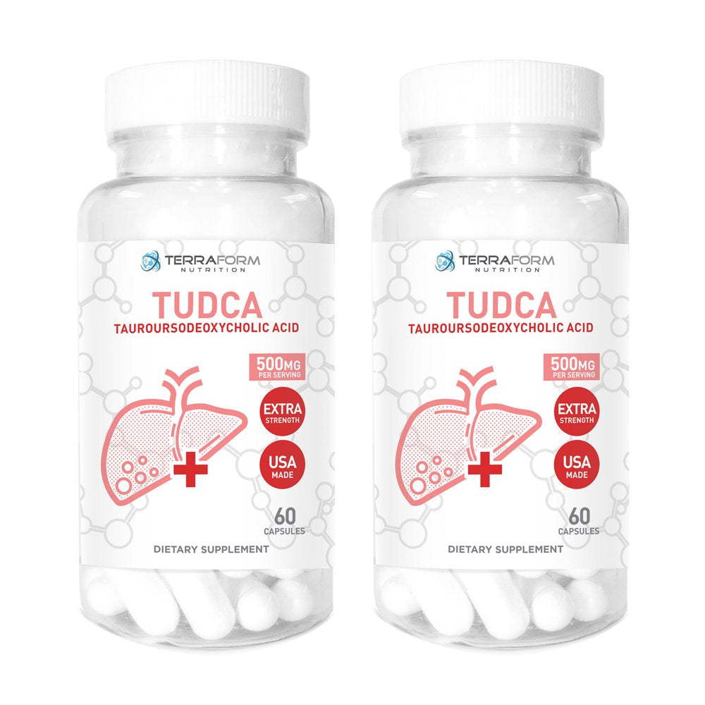 TUDCA 500mg - Liver Support (2 Pack)