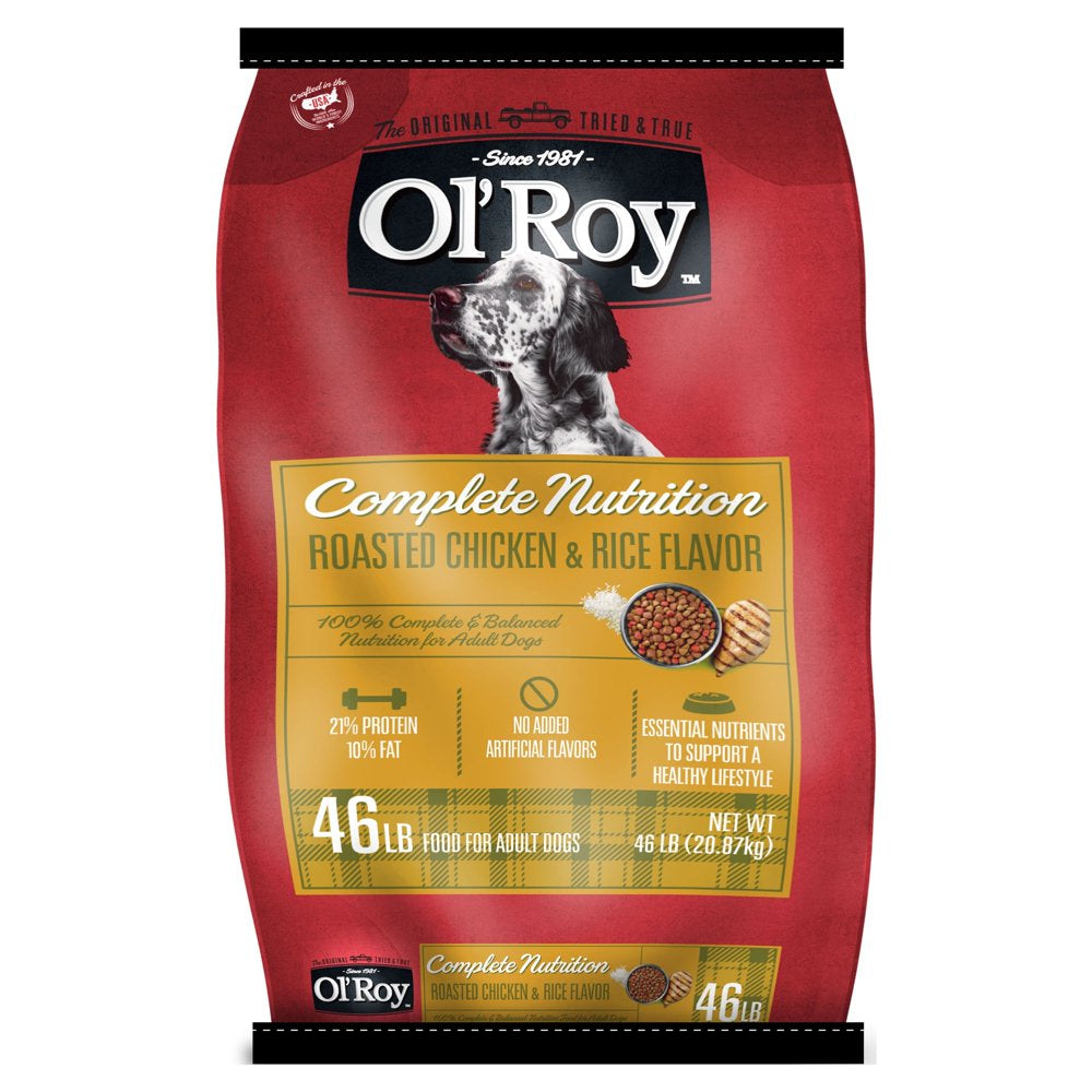 Ol' Roy Chicken & Rice Dog Food - 46lb Bag