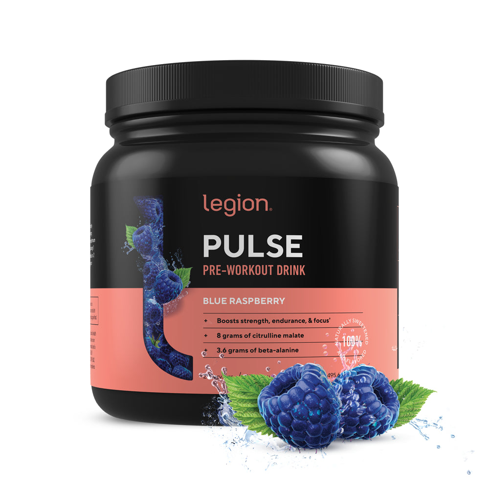 Legion Pulse Pre Workout - Blue Raspberry - 20 Servings
