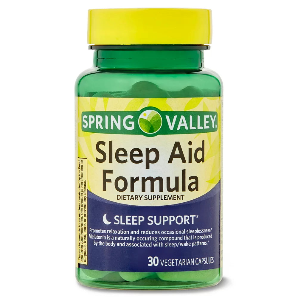 Spring Valley Sleep Aid - Vegetarian Capsules (30 Count)