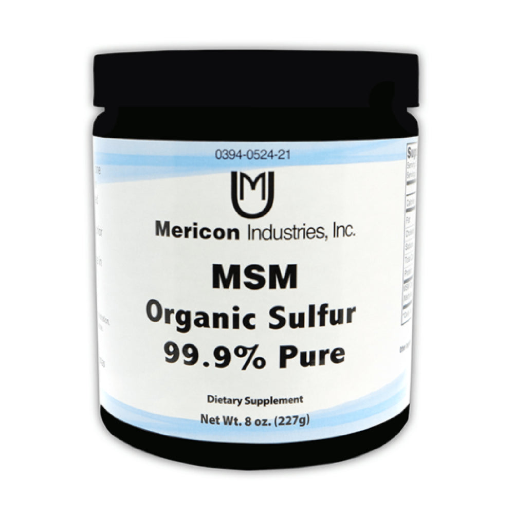 MSM Organic Sulfur Powder - 8oz | Mericon Industries