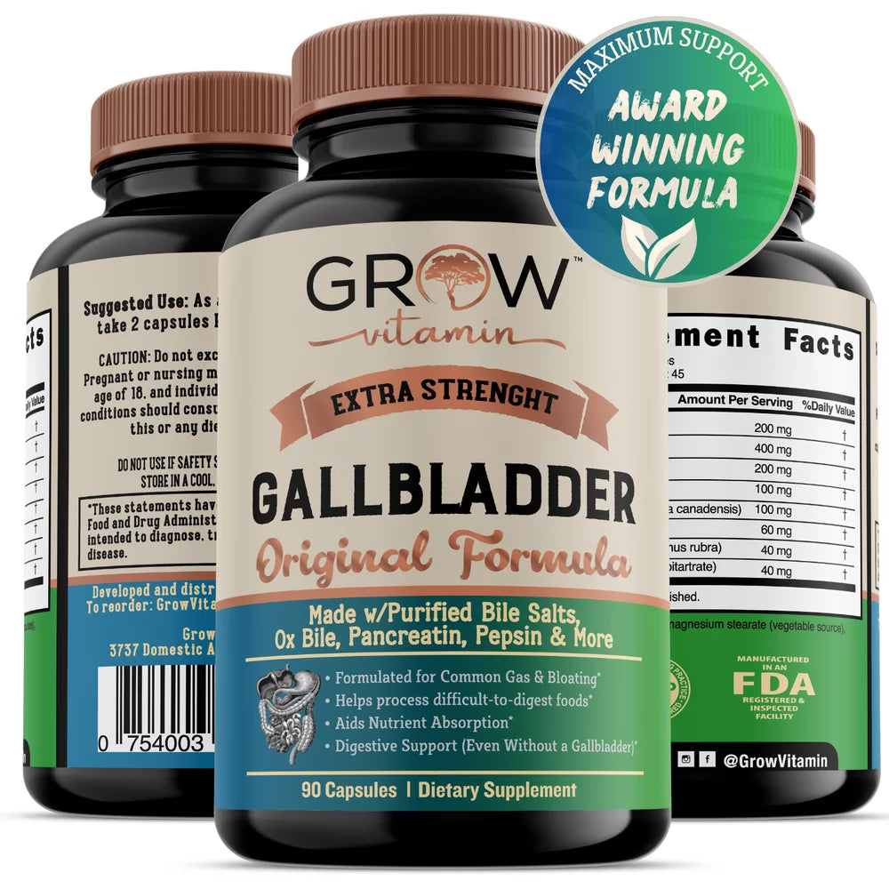 Gallbladder Support - Grow Vitamin Formula
