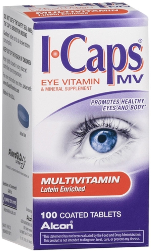 ICAPS MV Tablets - Multivitamin for Eye & Body Health