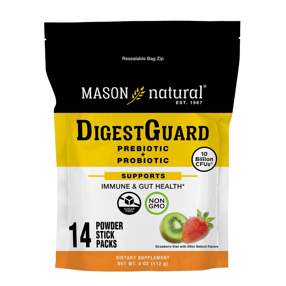 Mason Natural Digest Guard Prebiotic + Probiotic - 14 Quick Dissolve ...