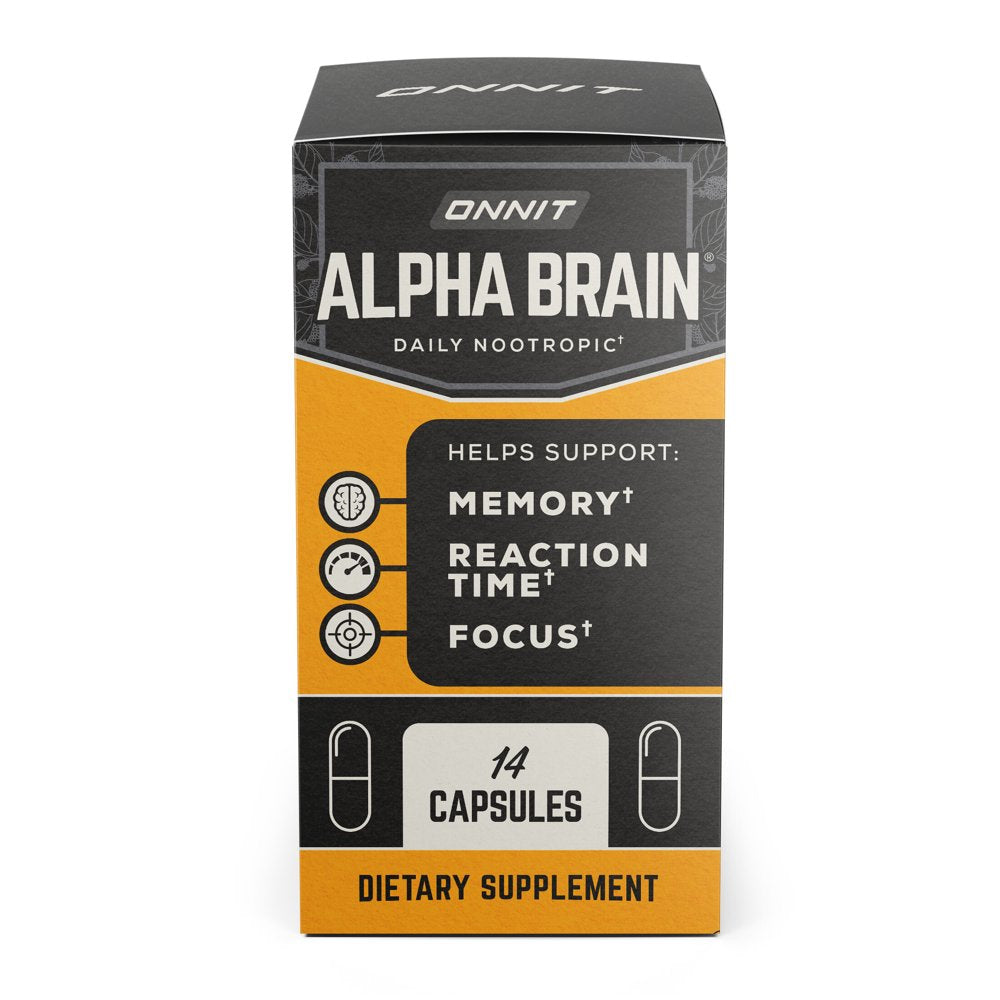 Alpha BRAIN - Nootropic for Memory & Focus - 14 Ct