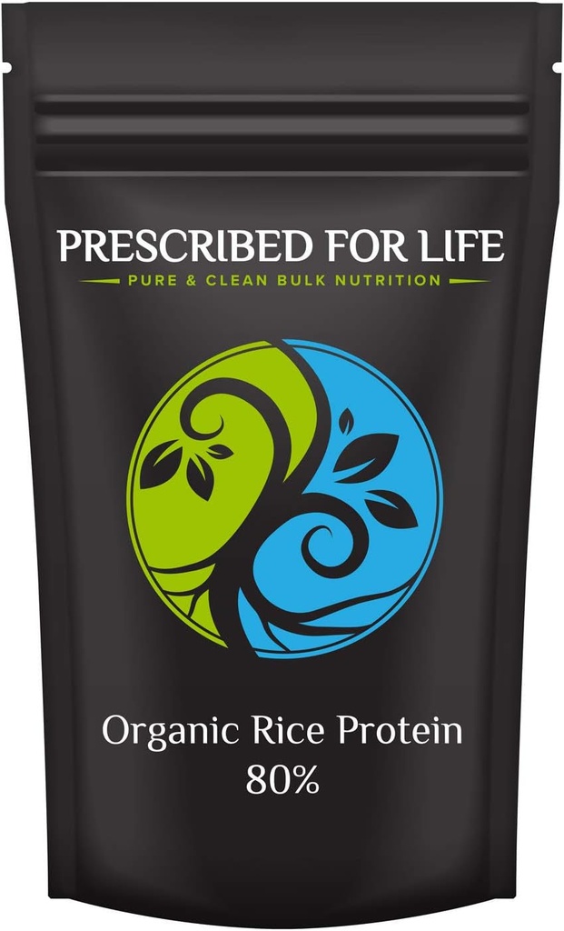 Organic Brown Rice Protein - 80% Protein - 12oz