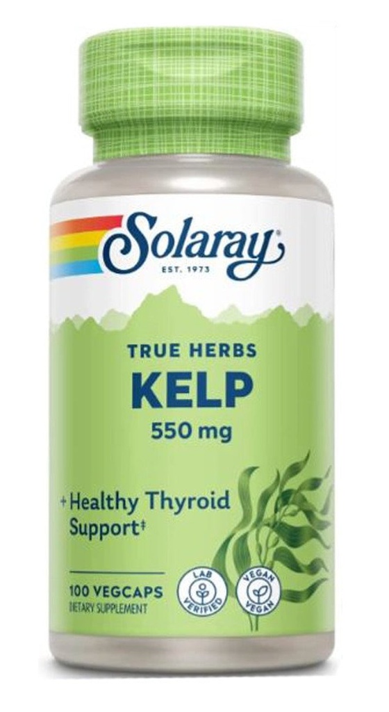 Solaray Kelp 550mg - Natural Thyroid Support