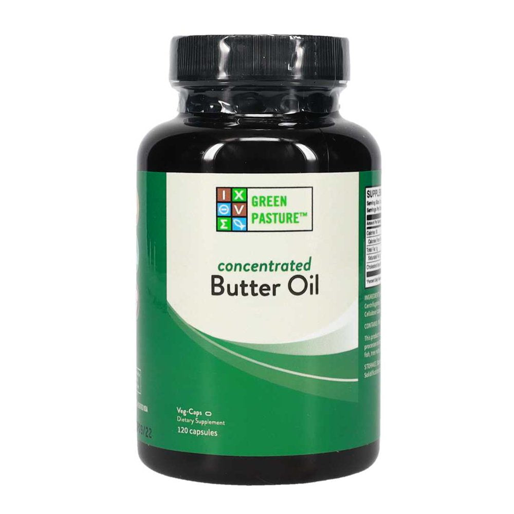 Butter Oil Capsules - 120 Count | Green Pasture