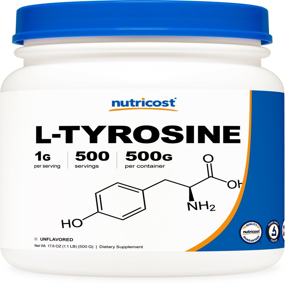 L-Tyrosine Powder 500g - Nutricost