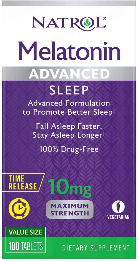 Natrol Melatonin 10mg - Advanced Sleep Aid