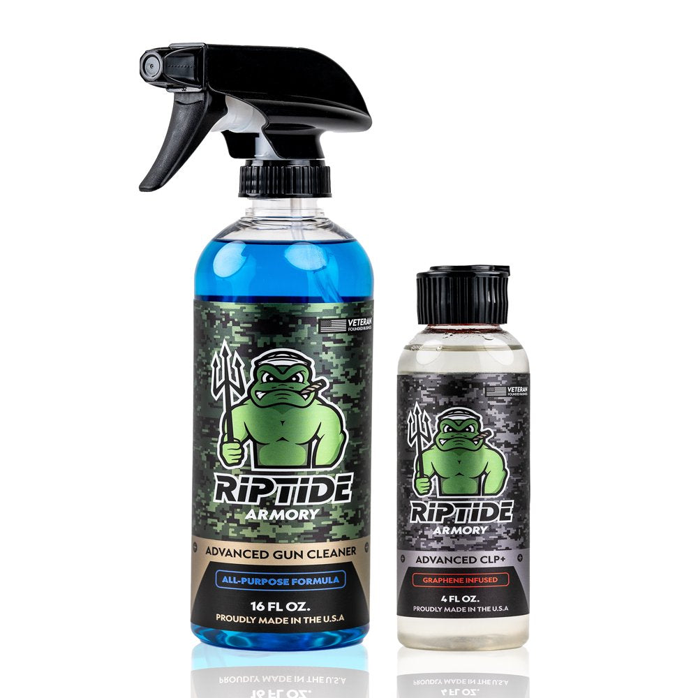 Riptide Armory Advanced 2 Step Gun Cleaning Kit (16Oz) - All Purpose ...