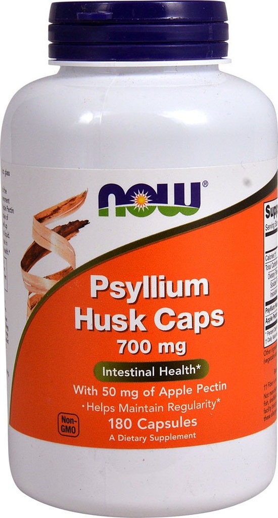 Psyllium Husk Caps - 180 Count | NOW Foods