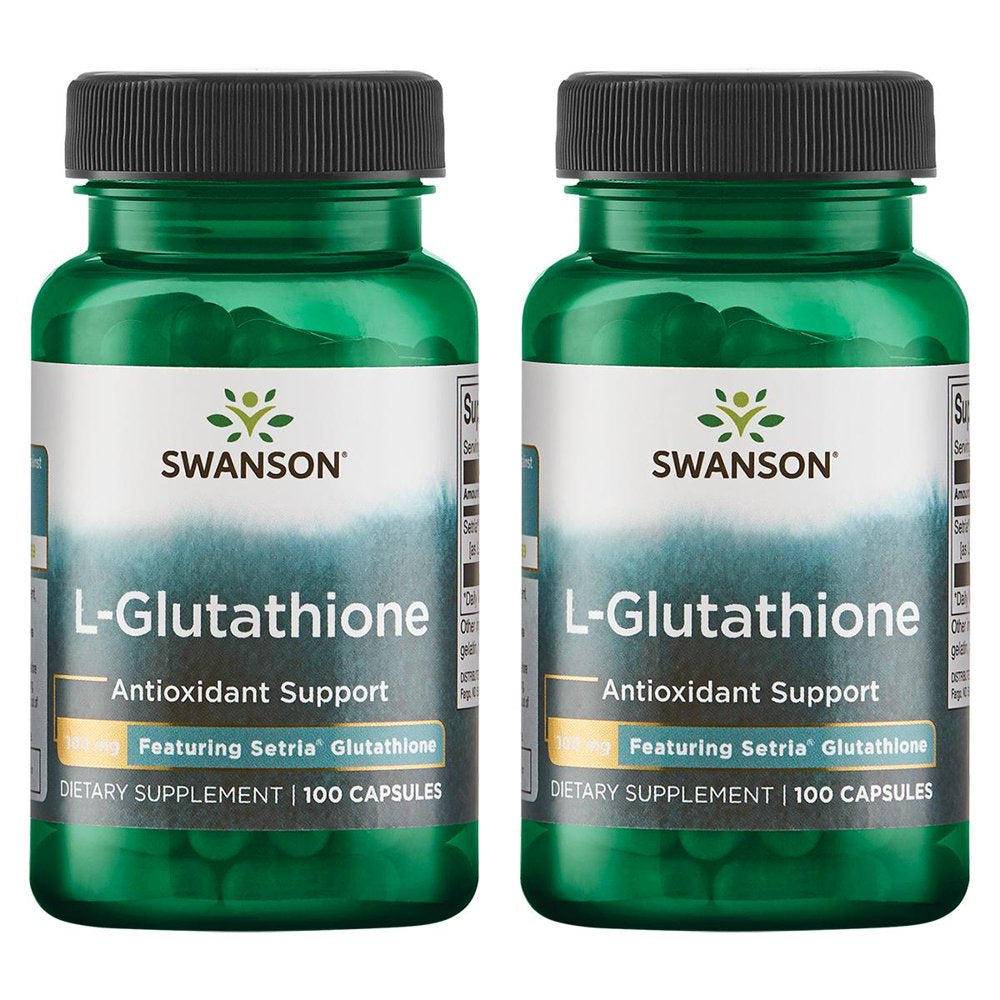 Swanson L-Glutathione - Featuring Setria Glutathione 100 Mg 100 Caps 2 ...