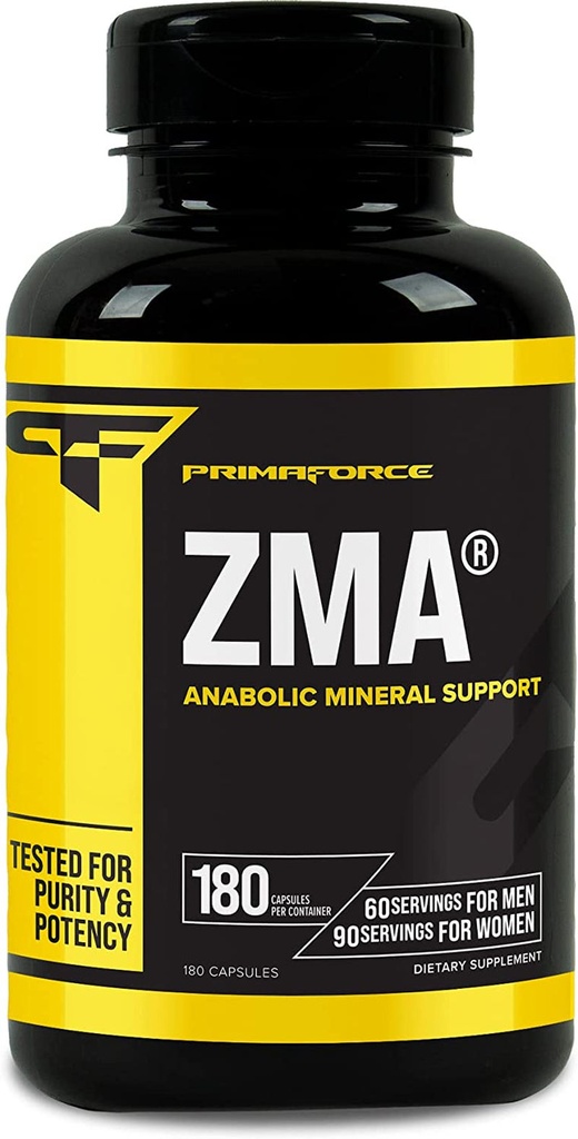 Primaforce ZMA - 180 Capsules - Muscle & Sleep Support