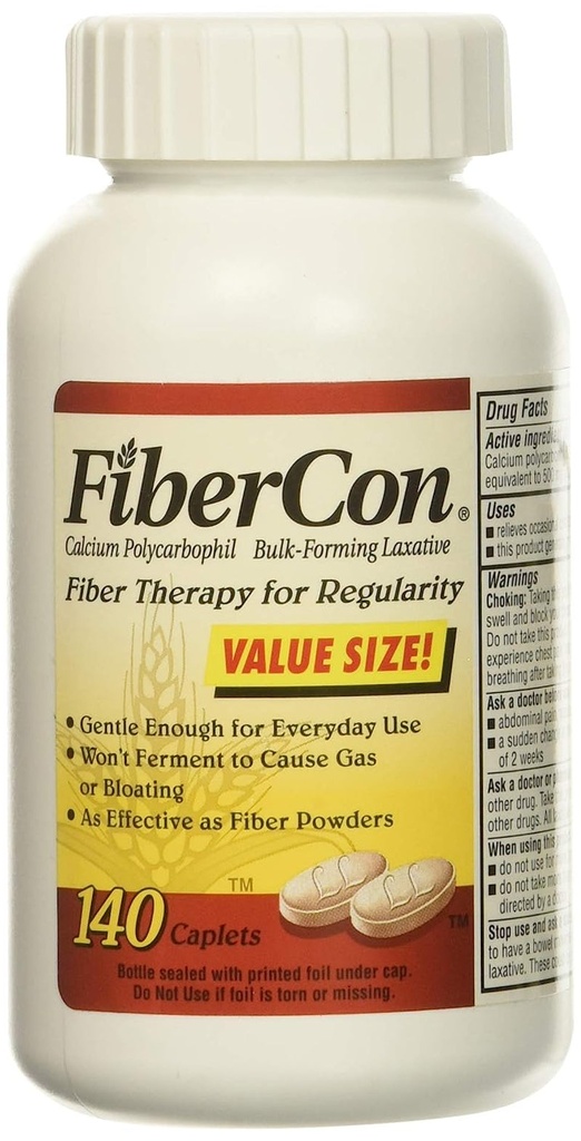 Fibercon Fiber Therapy - 140 Caplets