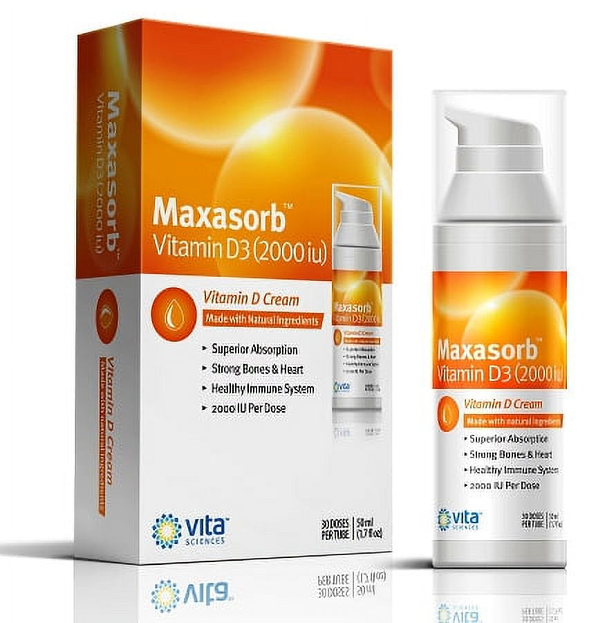 Vitamin D Cream for Dry, Itchy Skin - Maxasorb D3