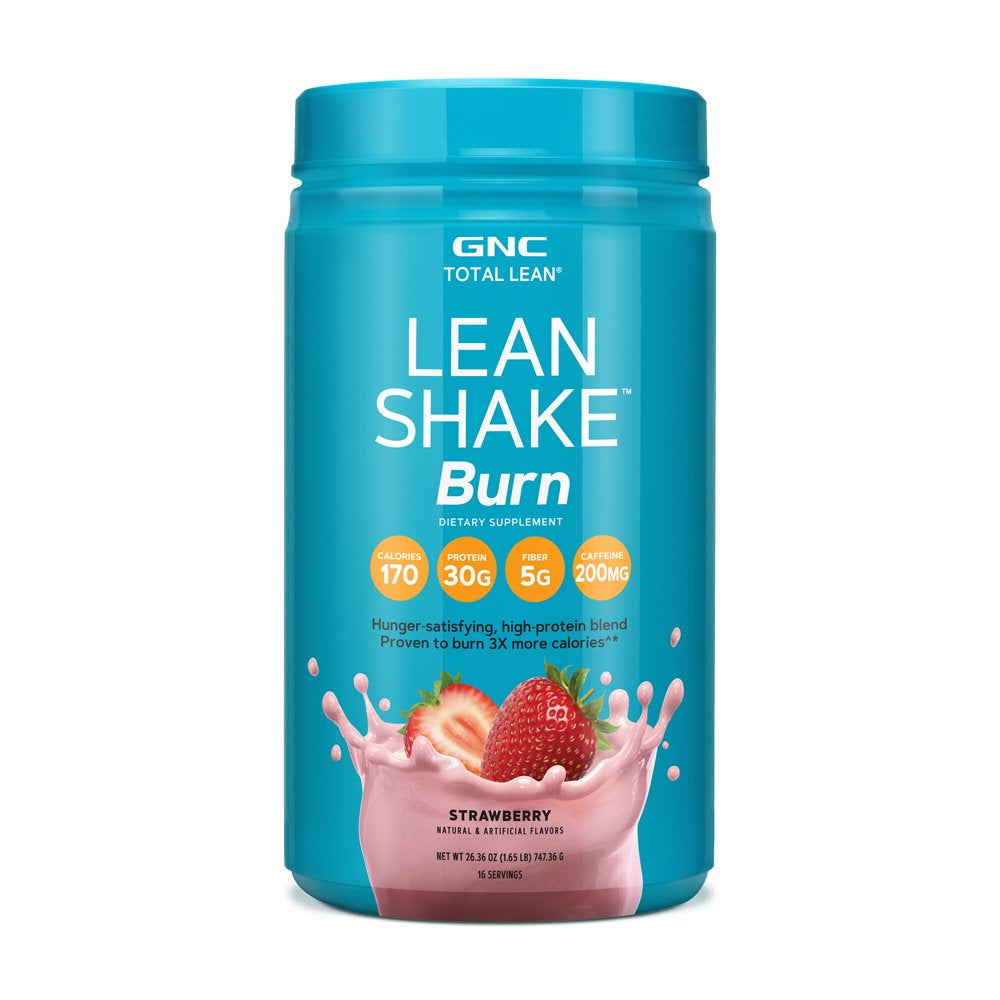 GNC Lean Shake Burn - Strawberry Protein Powder