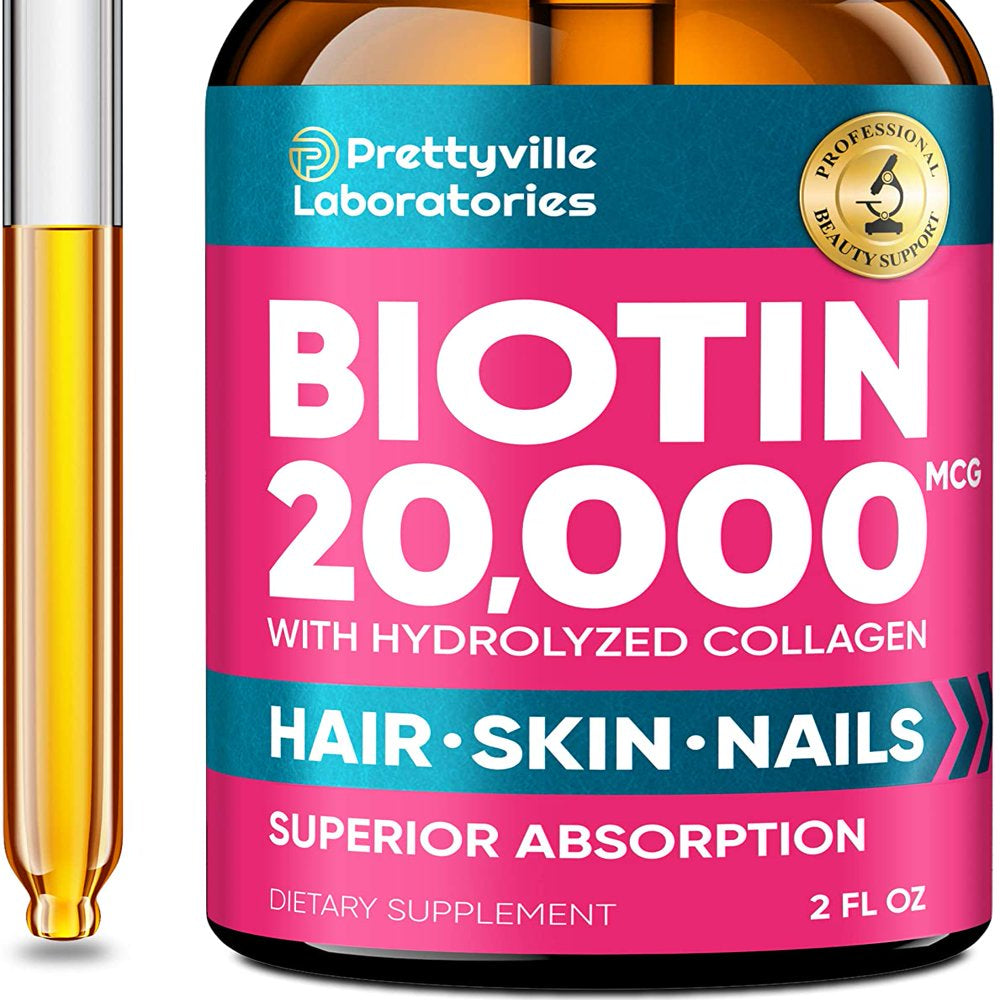 Liquid Biotin & Collagen - Hair, Skin & Nail Support