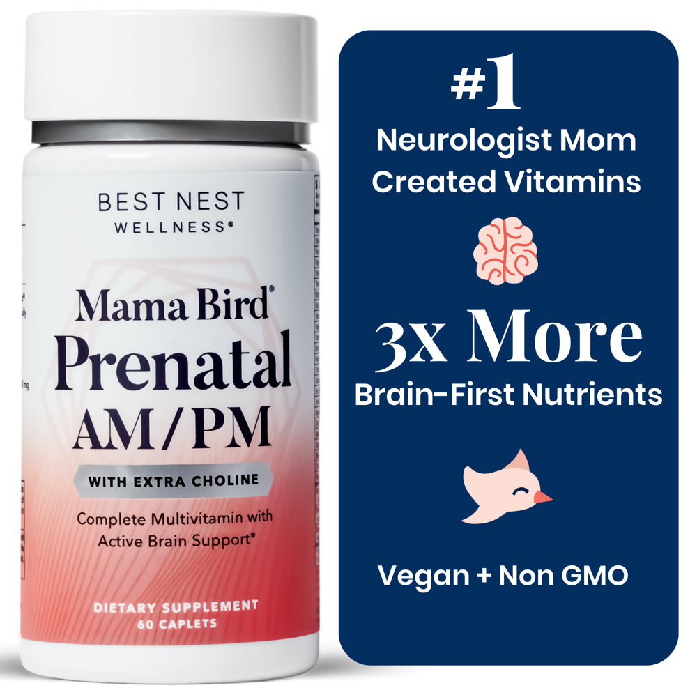 Mama Bird Prenatal Vitamins | Methylfolate & Choline
