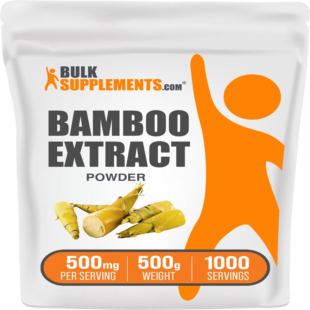 Bamboo Extract Powder 500mg - BulkSupplements.com