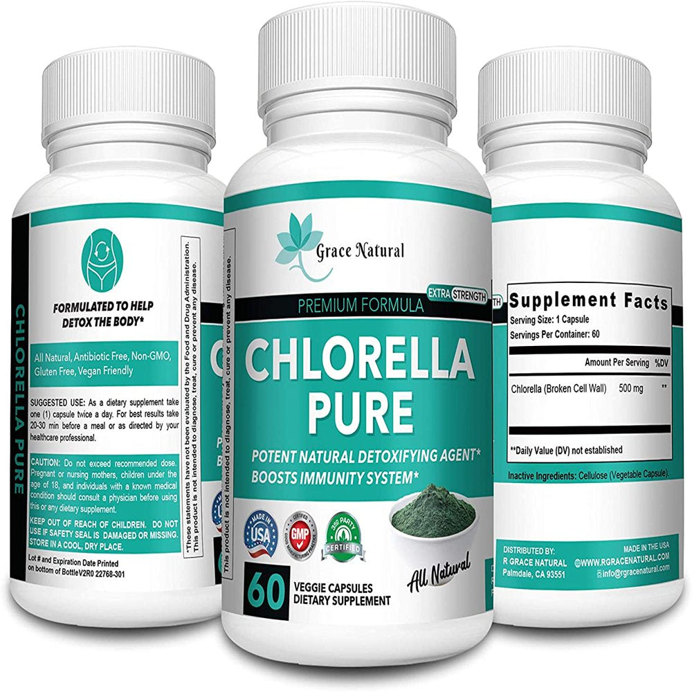 Chlorella Supplement | Vegan, Gluten & Antibiotic Free