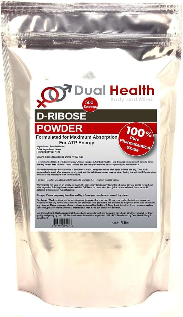 Pure D-Ribose Powder (5 Lb) Bulk Supplements | VitaShop NZ