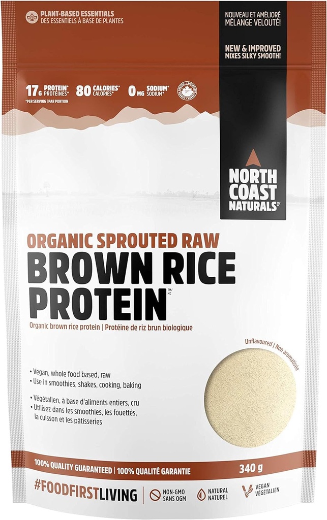 Organic Sprouted Brown Rice Protein - North Coast Naturals