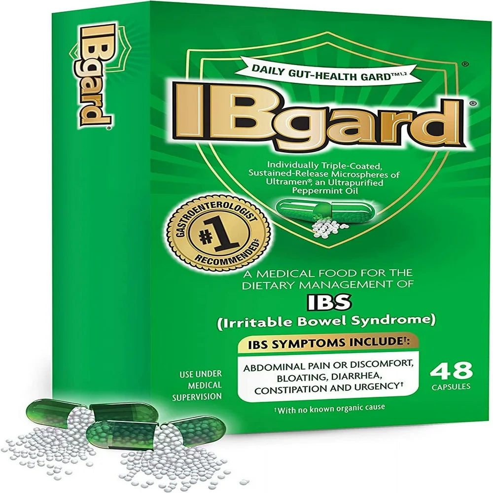 IBgard Gut Health - Peppermint Oil Capsules | 48 Count