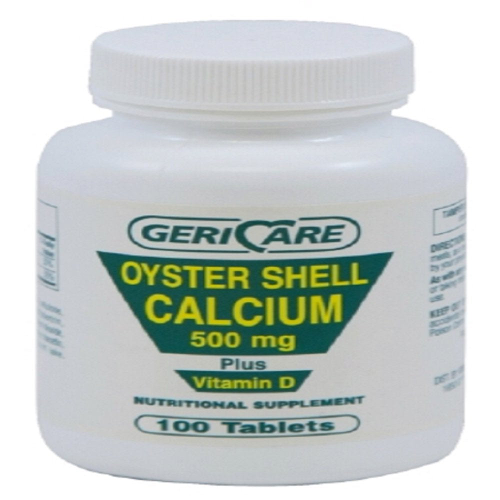 GeriCare Calcium & Vitamin D - 100 Tablets