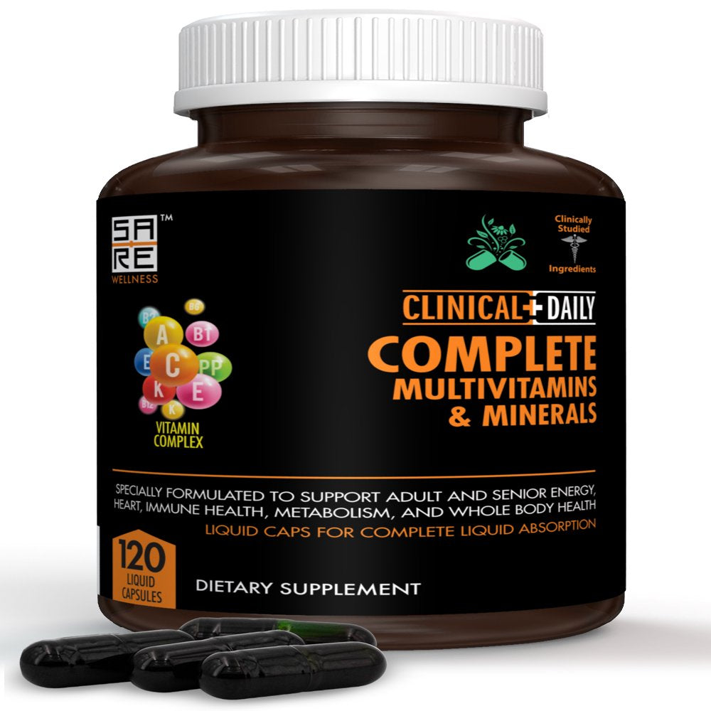 Daily Multivitamins for Adults - 120 Liquid Capsules