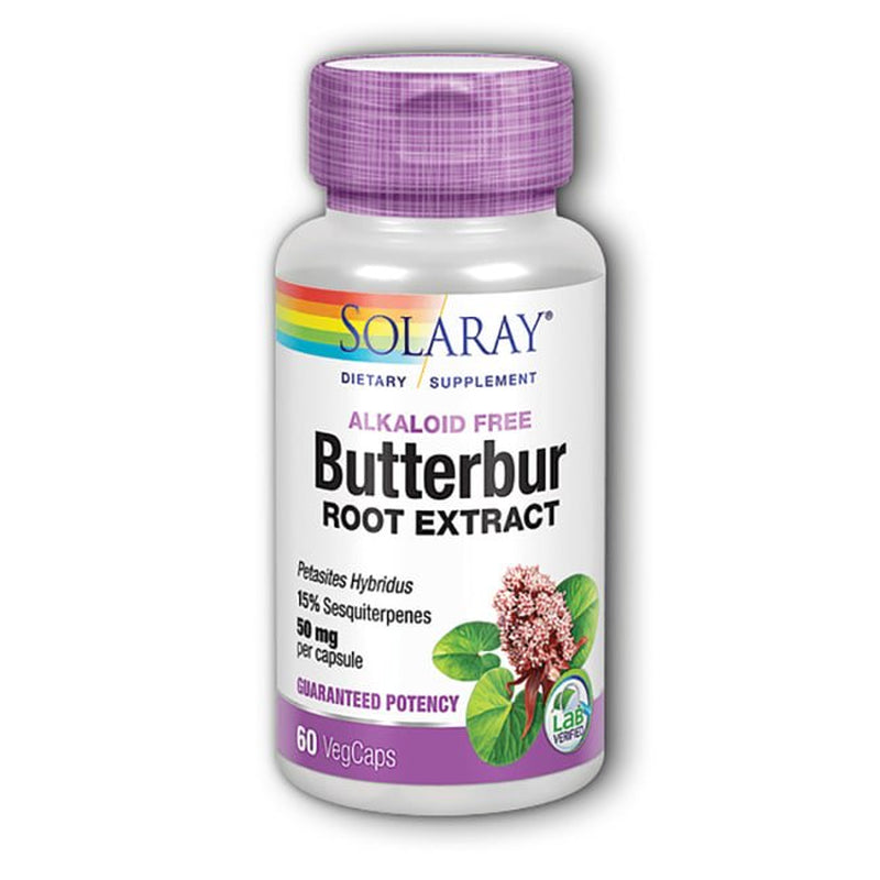 Solaray Butterbur Root Extract - 60 Count