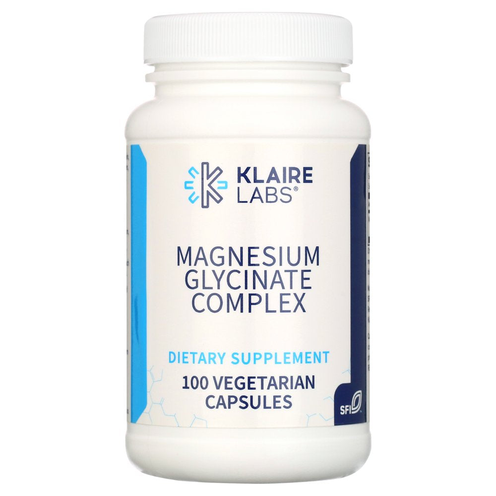 Klaire Labs Magnesium Glycinate - 100 Veggie Caps