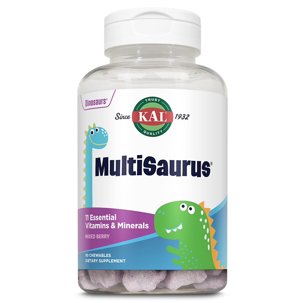 KAL Kids Multisaurus Vitamins & Minerals | Mixed Berry Flavor ...
