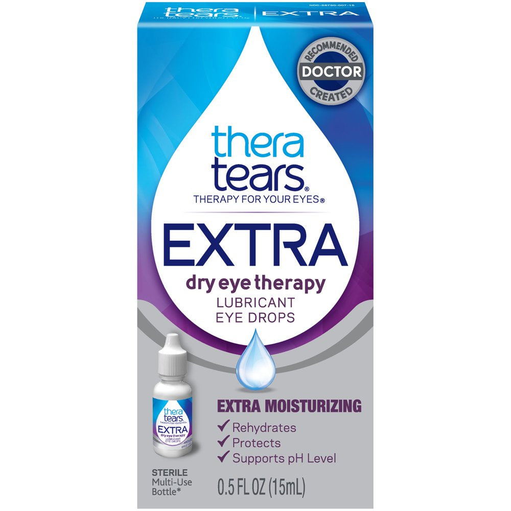 Thera Tears Extra TM Dry Eye Therapy Lubricant Eye Drops - 15Ml, Pack ...