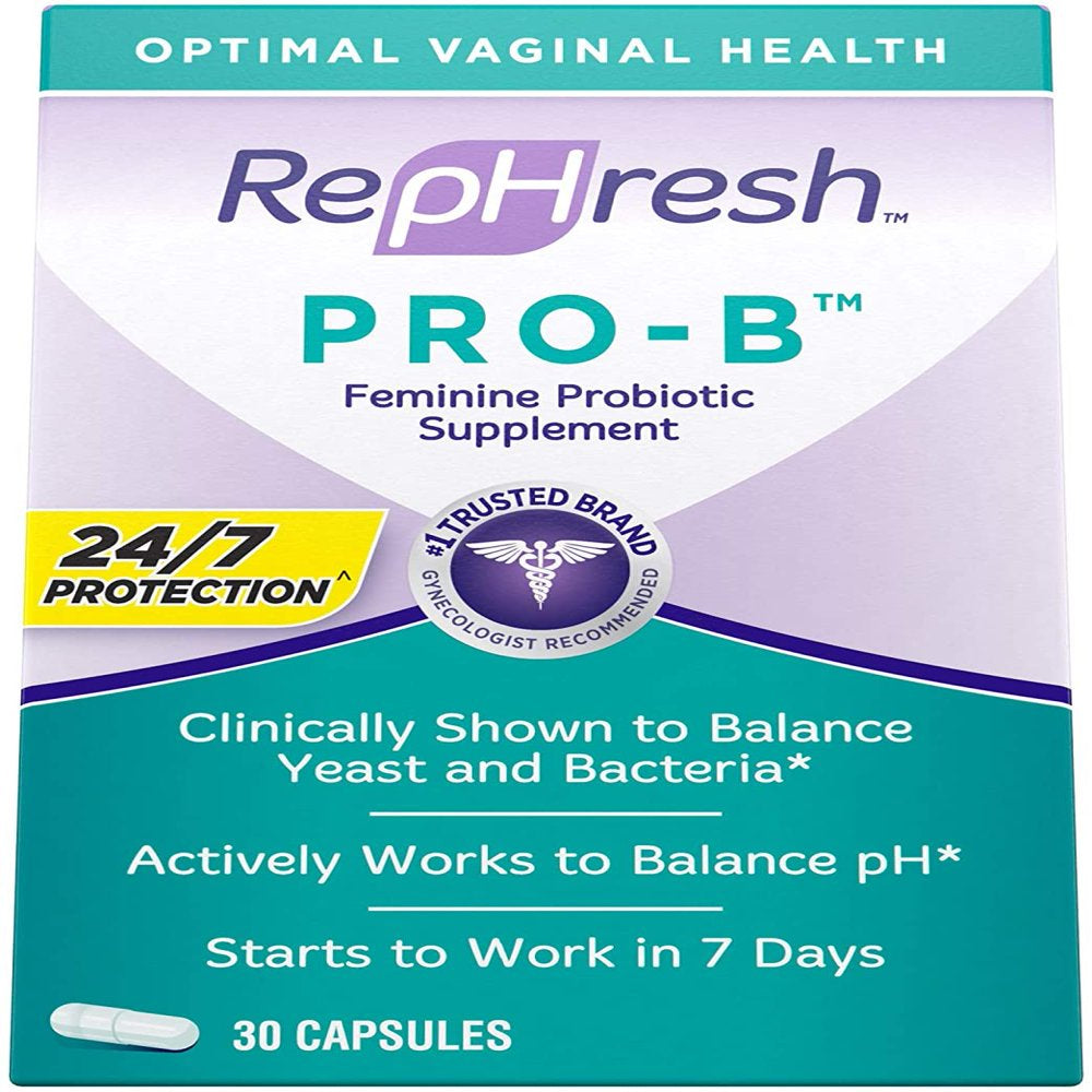 Rephresh Pro-B Feminine Probiotic Supplement Capsule Non Dairy Formula ...