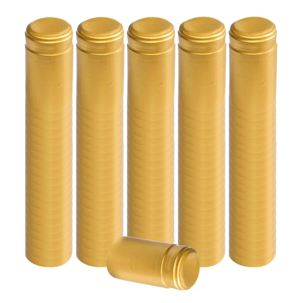 Gold PVC Shrink Capsules-500 Count | VitaShop NZ