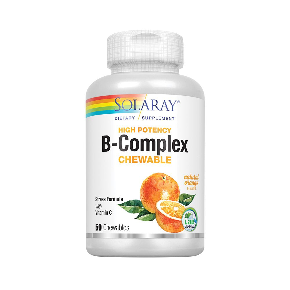 Solaray Vitamin B-Complex 250Mg Natural Orange Flavor | Healthy Hair ...