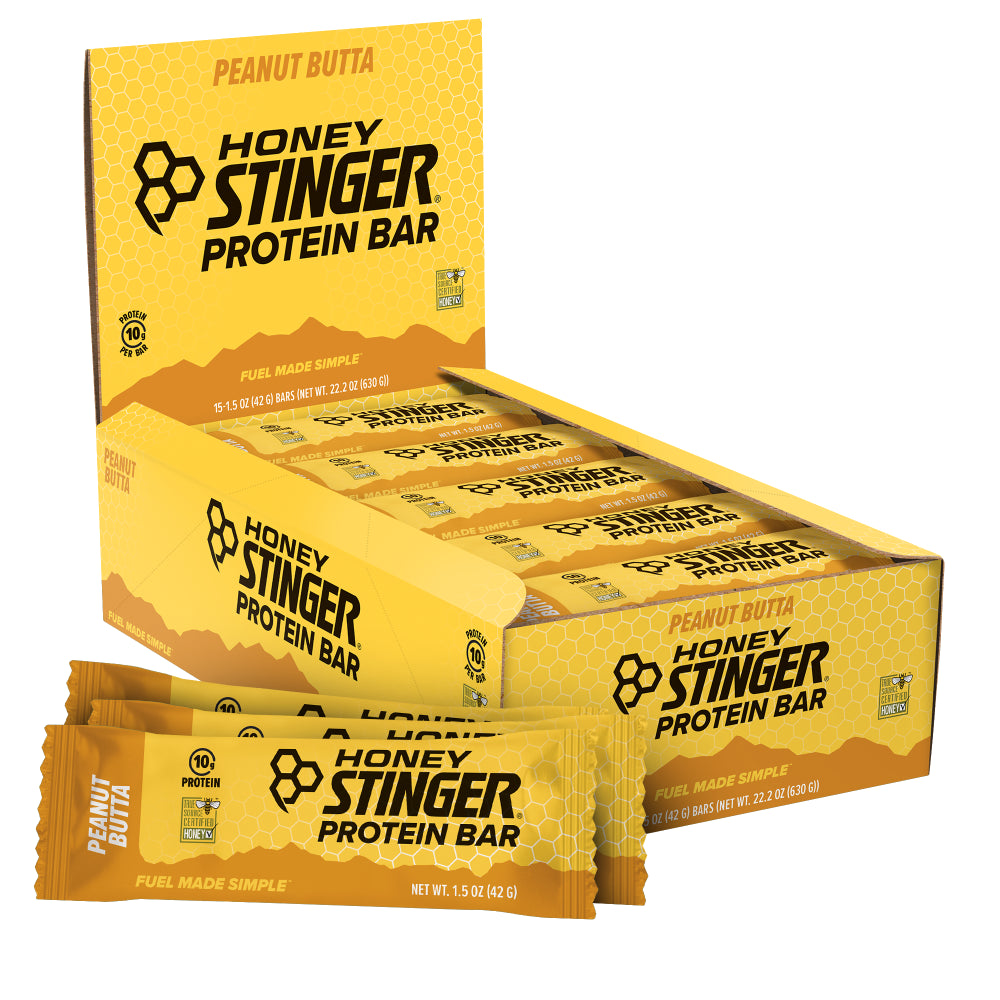 Honey Stinger Protein Bar, Peanut Butta, 10G Protein, 15 Ct | VitaShop NZ