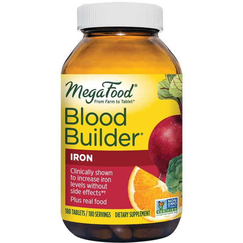 Megafood Blood Builder 180 Tabs Increases Iron Level * | VitaShop NZ