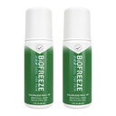 Biofreeze Roll-On Pain-Relieving Gel 3 FL OZ, Colorless (Pack of 2) Topical Pain Reliever for Muscles and Joints from Arthritis, Backache, Strains, Bruises, & Sprains (Package May Vary)