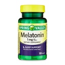 Spring Valley Melatonin Tablets Dietary Supplement, 1 Mg, 120 Count