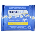 Natracare Natural Organic Cotton Intimate Wipes, 12 Ct