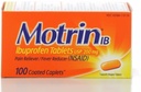 Motrin IB Coated Caplets 100 Ea (Pack of 3)