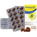 Bedoyecta, Multivitamin Supplement with B12 and Folic Acid Capsules, Unisex for Adults 30 Count 1.5 Oz