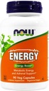 Now Energy Dietary Supplement Capsules, 90 Count, 6 Pack