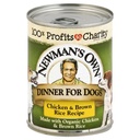 NEWMANS OWN ORGANIC, DOG CAN CHCKN BRN RICE ORG3, 12.7 OZ