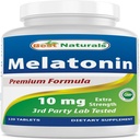 Best Naturals Melatonin 10 Mg 120 Tablets