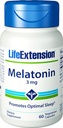 Life Extension Melatonin Vegetarian Capsules, 3Mg, 60 Ct